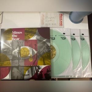 Minus The Bear - Farewell - Coke Bottle Green 3LP - MESSAGE FOR DEALS